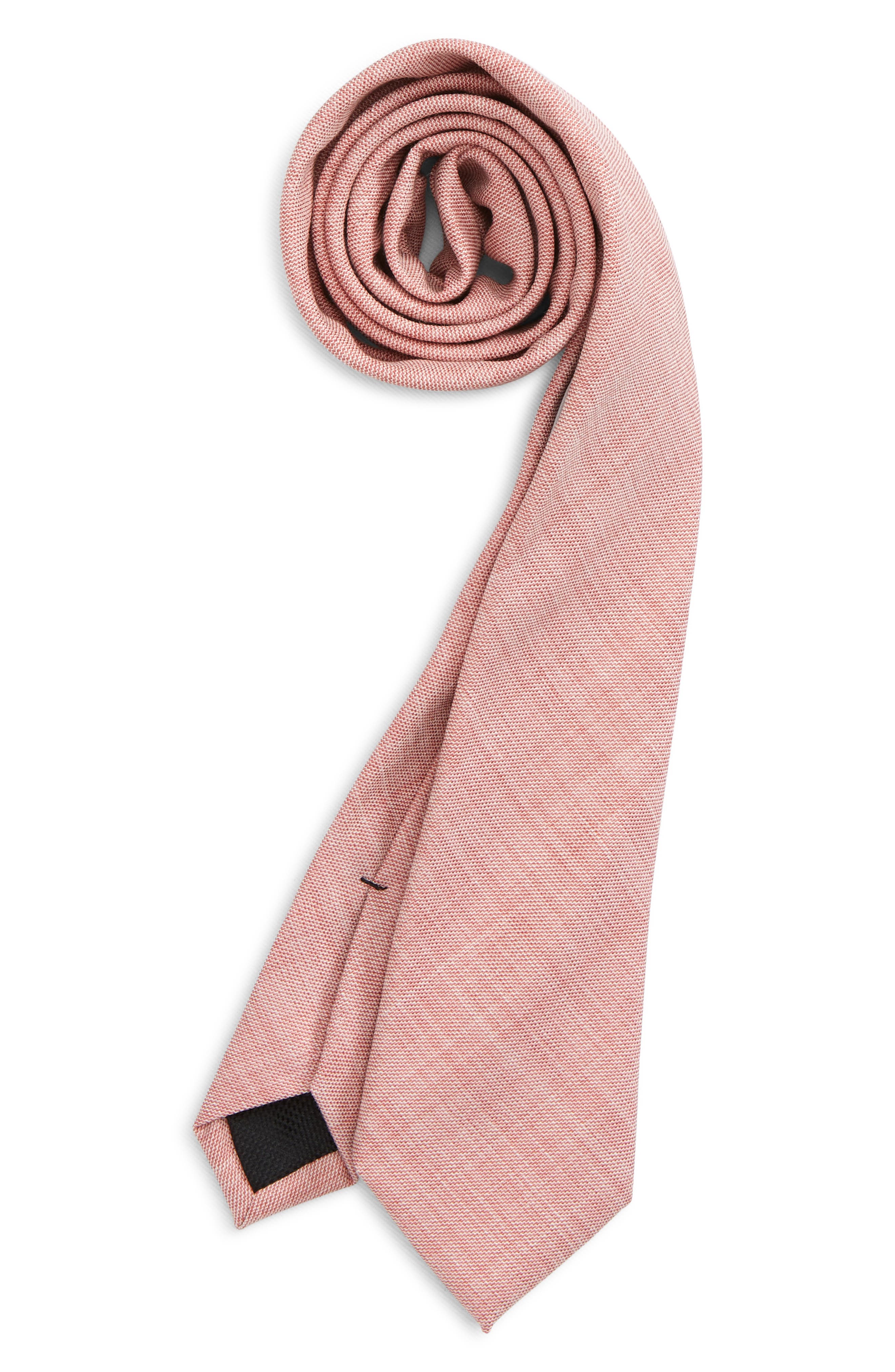 Nordstrom Boy's Purple Silk Zipper Tie 3790 One Size 