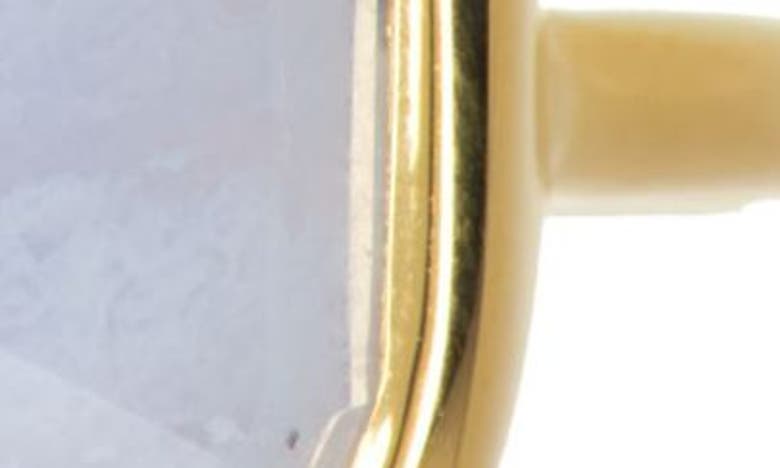 Monica Vinader Siren Medium Stacking Ring In Yellow Gold