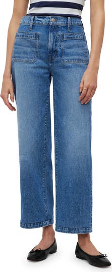 Madewell The Perfect Vintage Patch Pocket Wide Leg Jeans | Nordstrom