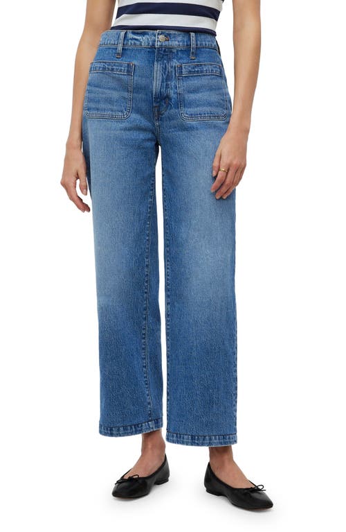 Madewell The Perfect Vintage Patch Pocket Wide Leg Jeans Lakecourt Wash at Nordstrom,
