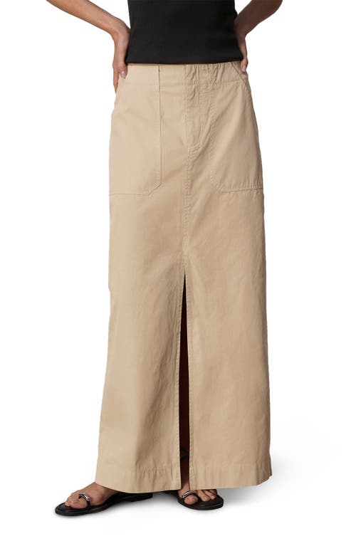 Shop Rag & Bone Leyton Cotton Maxi Skirt In Khaki