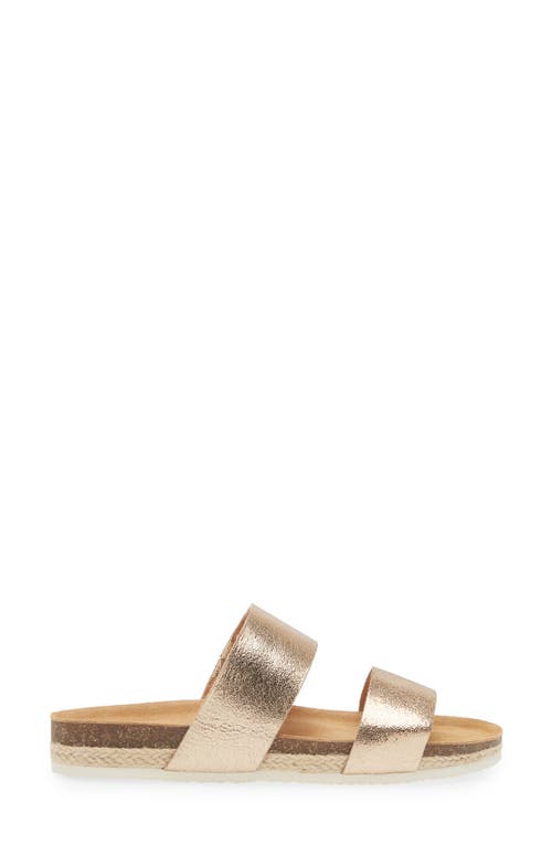 Shop Frankie4 Maria Iii Slide Sandal In Rose Gold