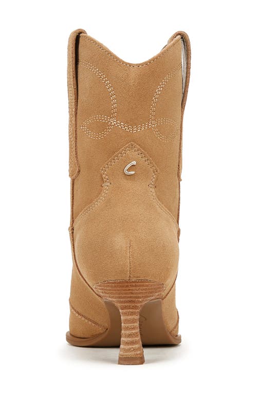 Circus Ny By Sam Edelman Women's Yolanda Kitten-heel Western Booties In Golden Caramel