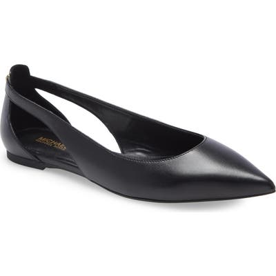 Michael Michael Kors Pointed Toe Flat, Black