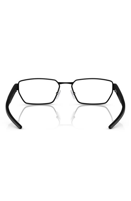 Scuderia Ferrari X  55mm Irregular Optical Glasses In Matte Black