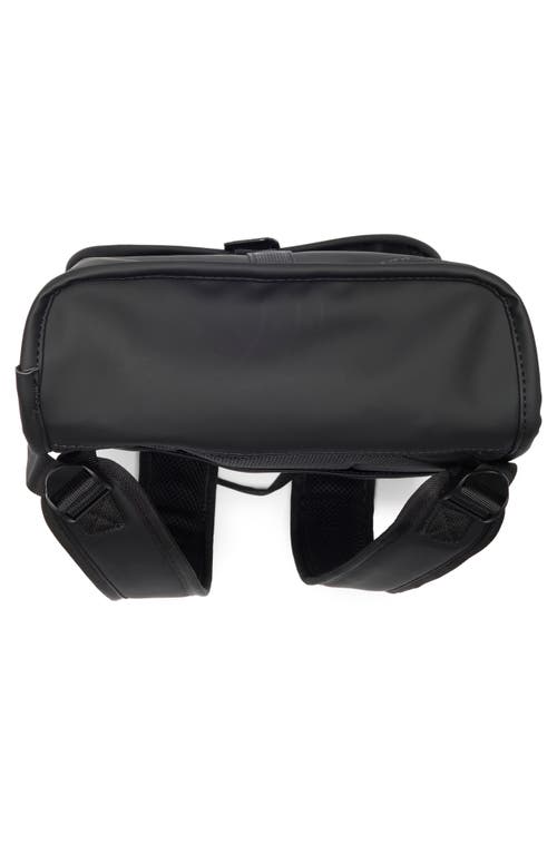 Duchamp Rubberized Slim Laptop Backpack In Black