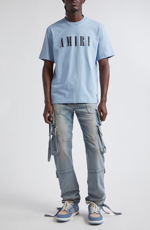 AMIRI Core Logo Cotton Graphic T-Shirt in Ashley Blue at Nordstrom, Size X-Large