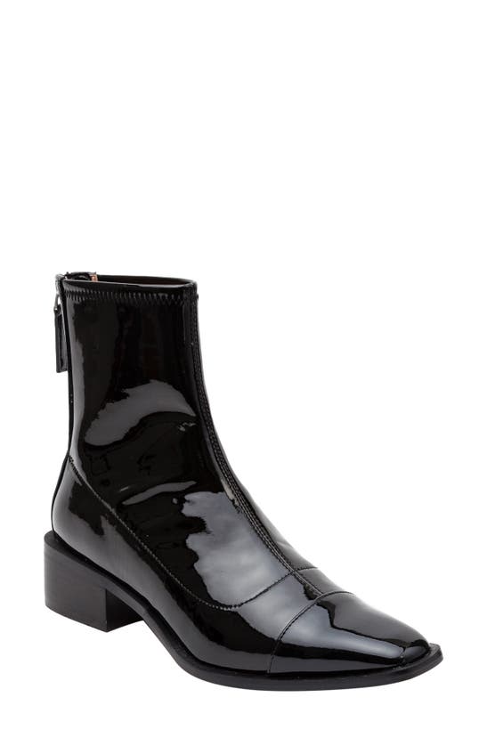 Linea Paolo Venata Block Heel Bootie In Black