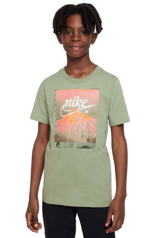 Nike Kids' Sportswear Graphic T-Shirt in Oil Green at Nordstrom, Size Xl