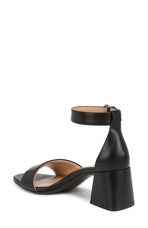 Shop Naturalizer Verly Ankle Strap Flare Heel Sandal In Black