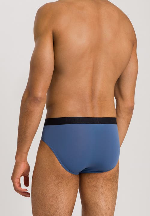 Hanro Micro Touch Briefs In Slate Blue