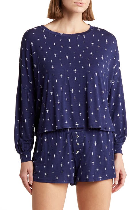 Women’s Junior Cotton Pajama Set 2 Piece Cute Printed Heart Love Plaid Long  Sleeve Long Pants Sleepwear Pj Set - M