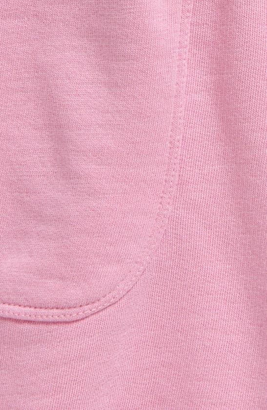 Shop Treasure & Bond Kids' Cotton French Terry Shorts In Pink Moonlite