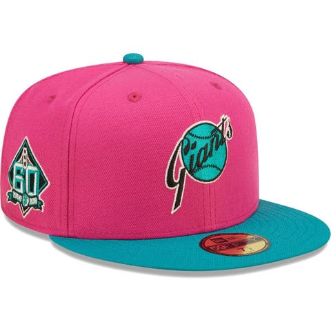 New Era Men's New Era Pink/Green Detroit Tigers Cooperstown Collection 2005  MLB All-Star Game Passion Forest 59FIFTY Fitted Hat