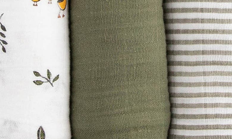 LITTLE UNICORN LITTLE UNICORN 3-PACK COTTON MUSLIN SWADDLE BLANKETS