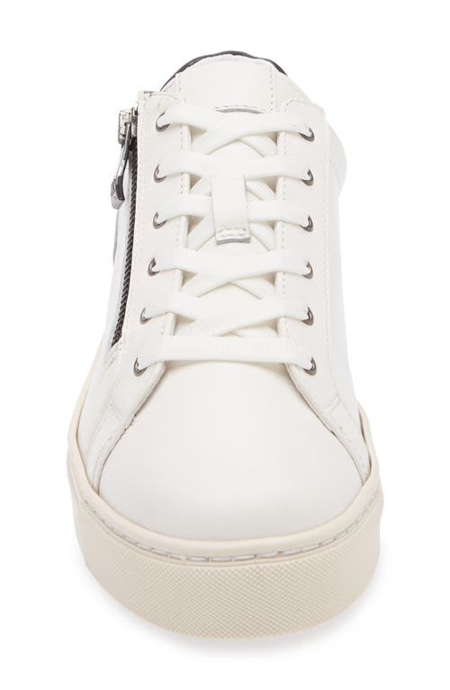 Shop The Flexx Carmela Sneaker In White/black