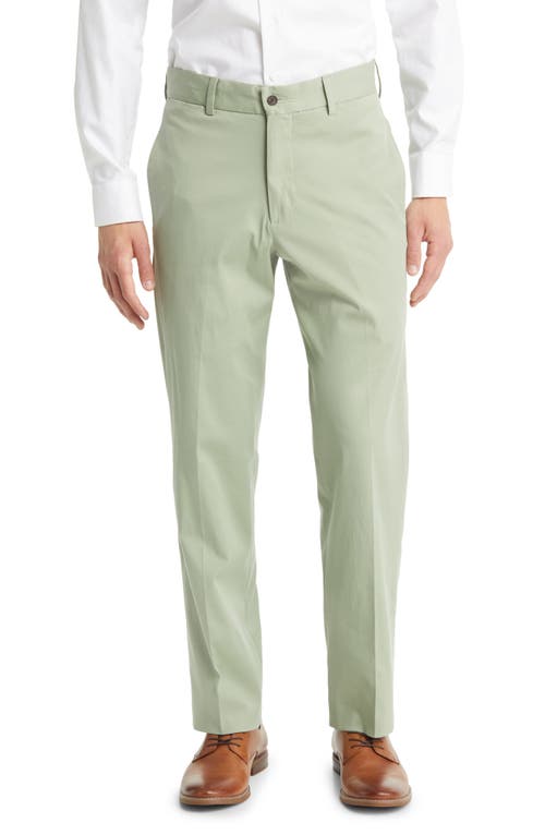 Charleston Khakis Pleated Chino Pants in Sage