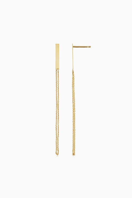 Shop Oradina 14k Yellow Gold Donatello Drop Earrings