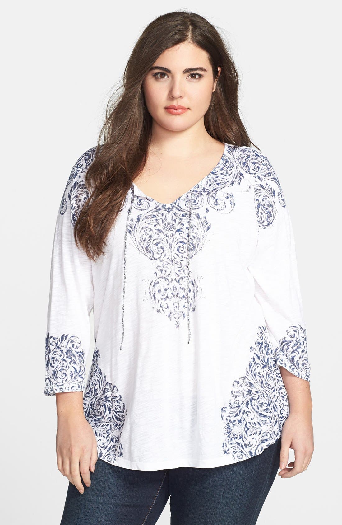 Lucky Brand Richmond Printed Tee Plus Size Nordstrom