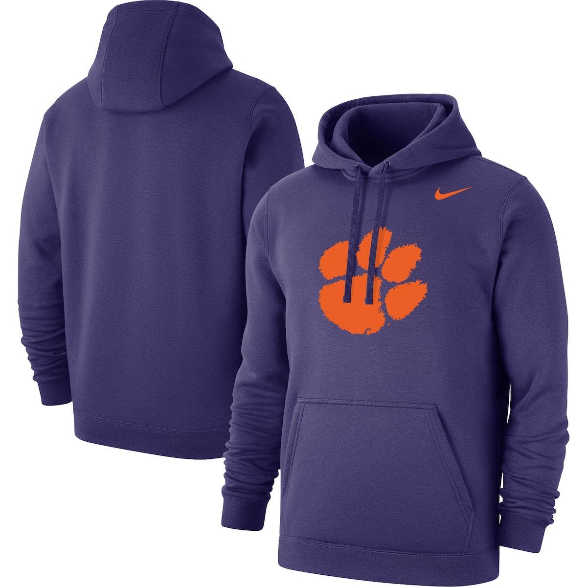 clemson nike purple sweatshirt