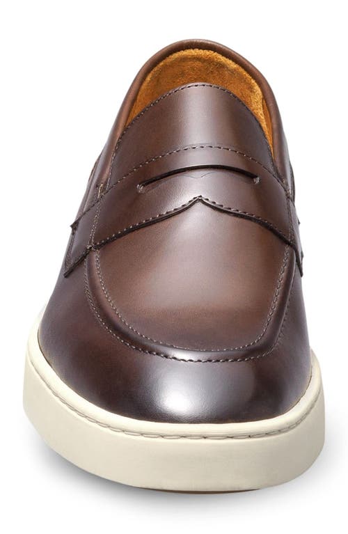 Allen Edmonds Rand Penny Slip-on Sneaker In Espresso