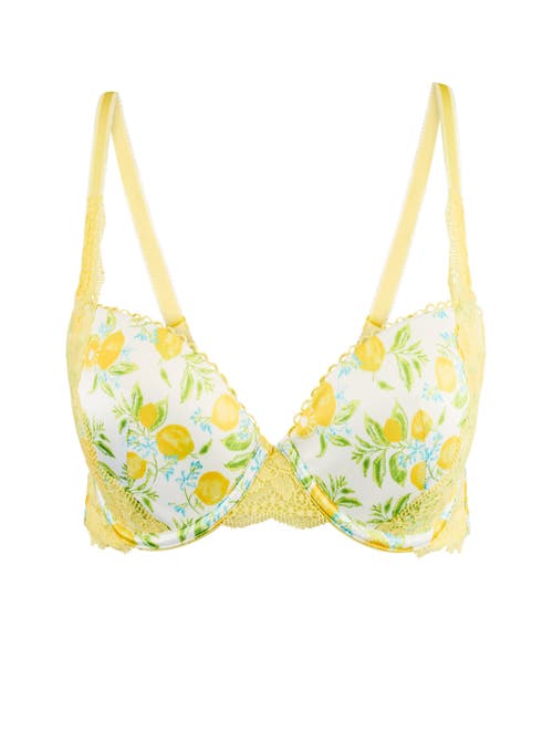 Shop Adore Me Rochelle Push Up Demi Bra In Novelty White