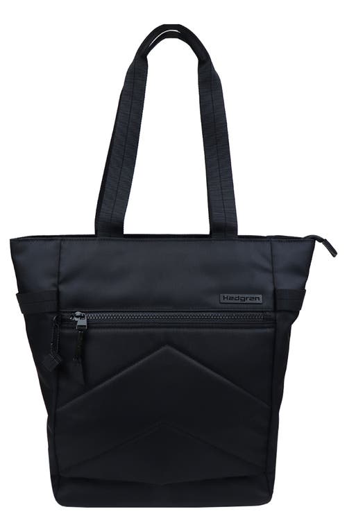 Scurry Water Repellent Recycled Polyester Tote in Black