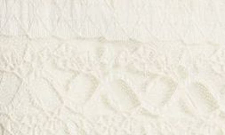 Bp. Asymmetric Lace Midi Skirt In Ivory Dove