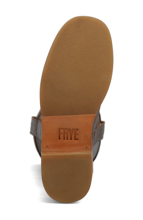 Frye Kate Block Heel Boot In Metallic Stone