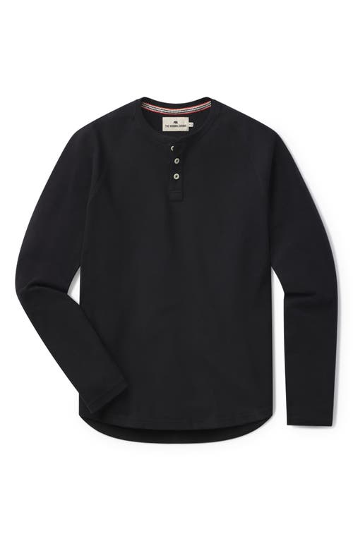 The Normal Brand Puremeso Henley In Black