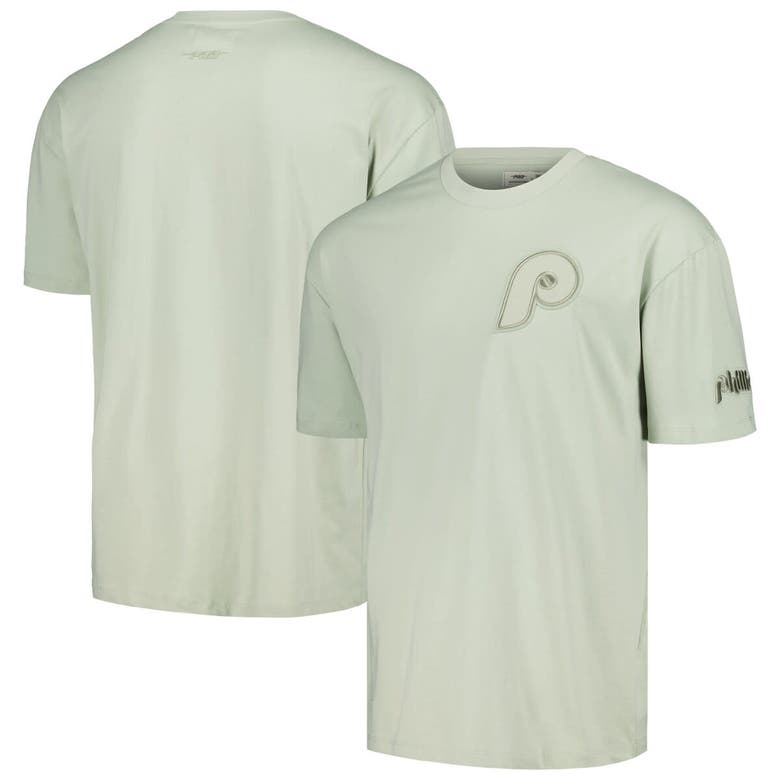 Shop Pro Standard Mint Philadelphia Phillies Neutral Cj Dropped Shoulders T-shirt