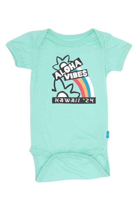 Aloha Vibes Cotton Graphic Bodysuit (Baby)