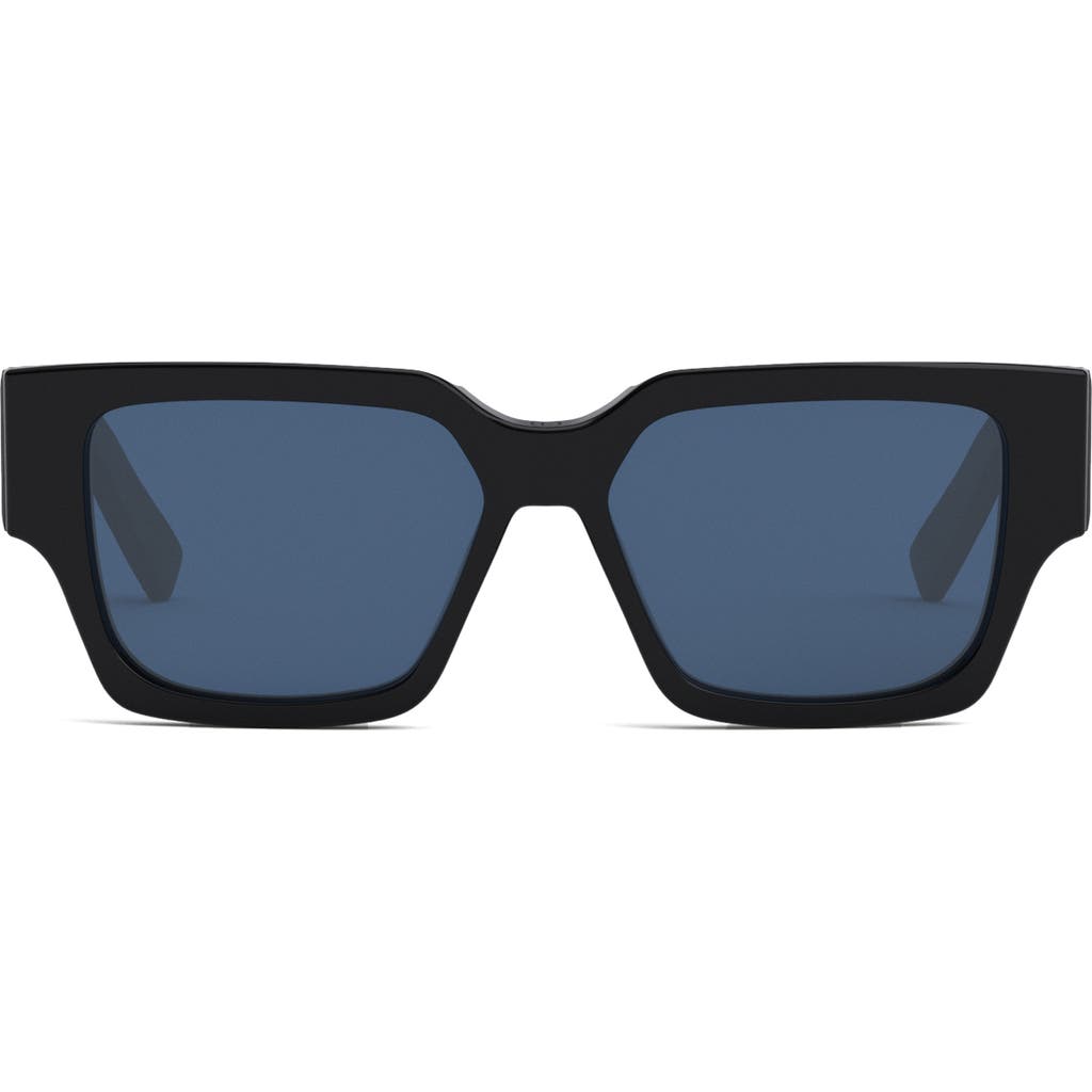 Dior Cd Su 56mm Square Sunglasses In Black