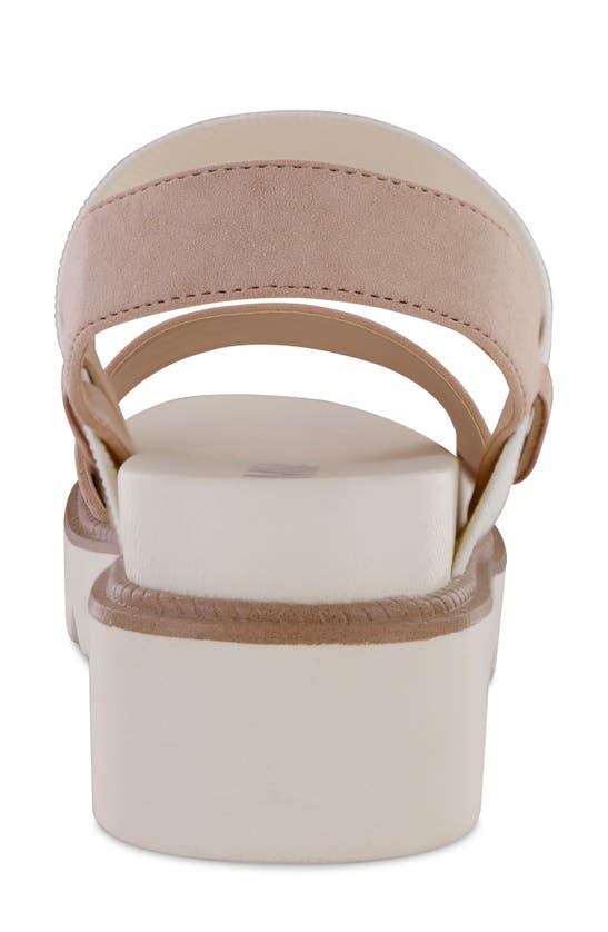 Shop Mia Jene Platform Wedge Sandal In Blush