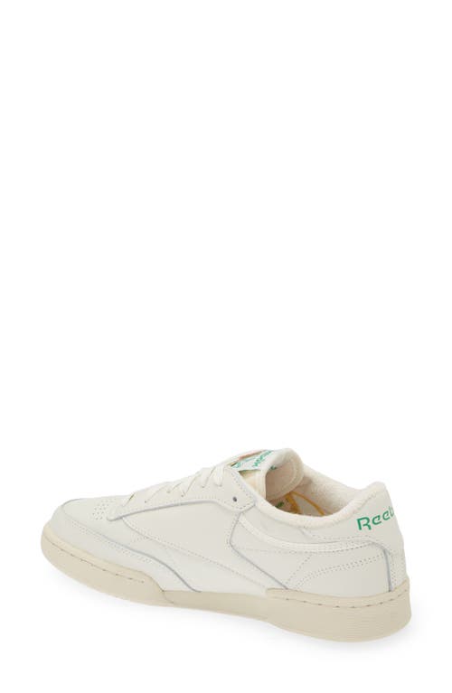 Shop Reebok Club C 85 Vintage Sneaker In Top-chalk/paperwhite/glen