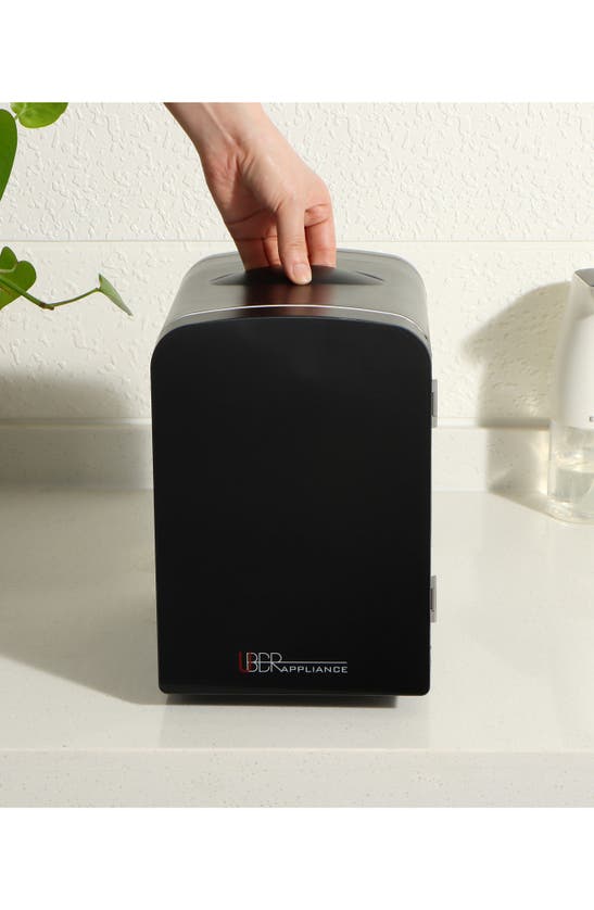 Uber Appliance 6-can Mini Fridge In Black
