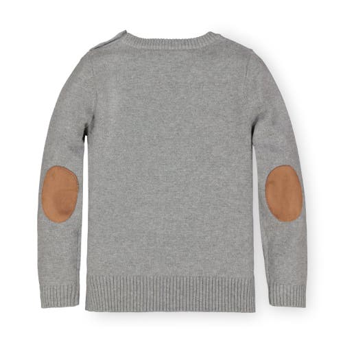Hope & Henry Baby Girls' Organic Horse Intarsia Sweater, Infant In Gray Heather Horse