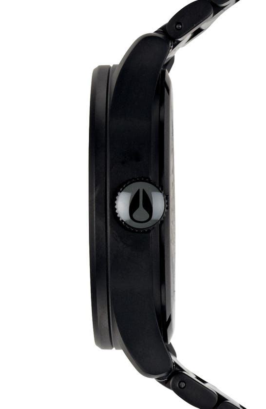 Shop Nixon Sentry Bracelet Watch, 42mm In Black/black