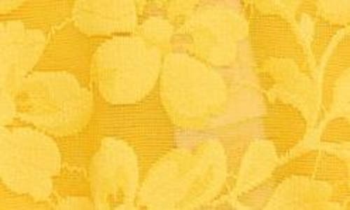 Savage X Fenty Lavish Lace Lace Brazilian Panties In Topaz Yellow