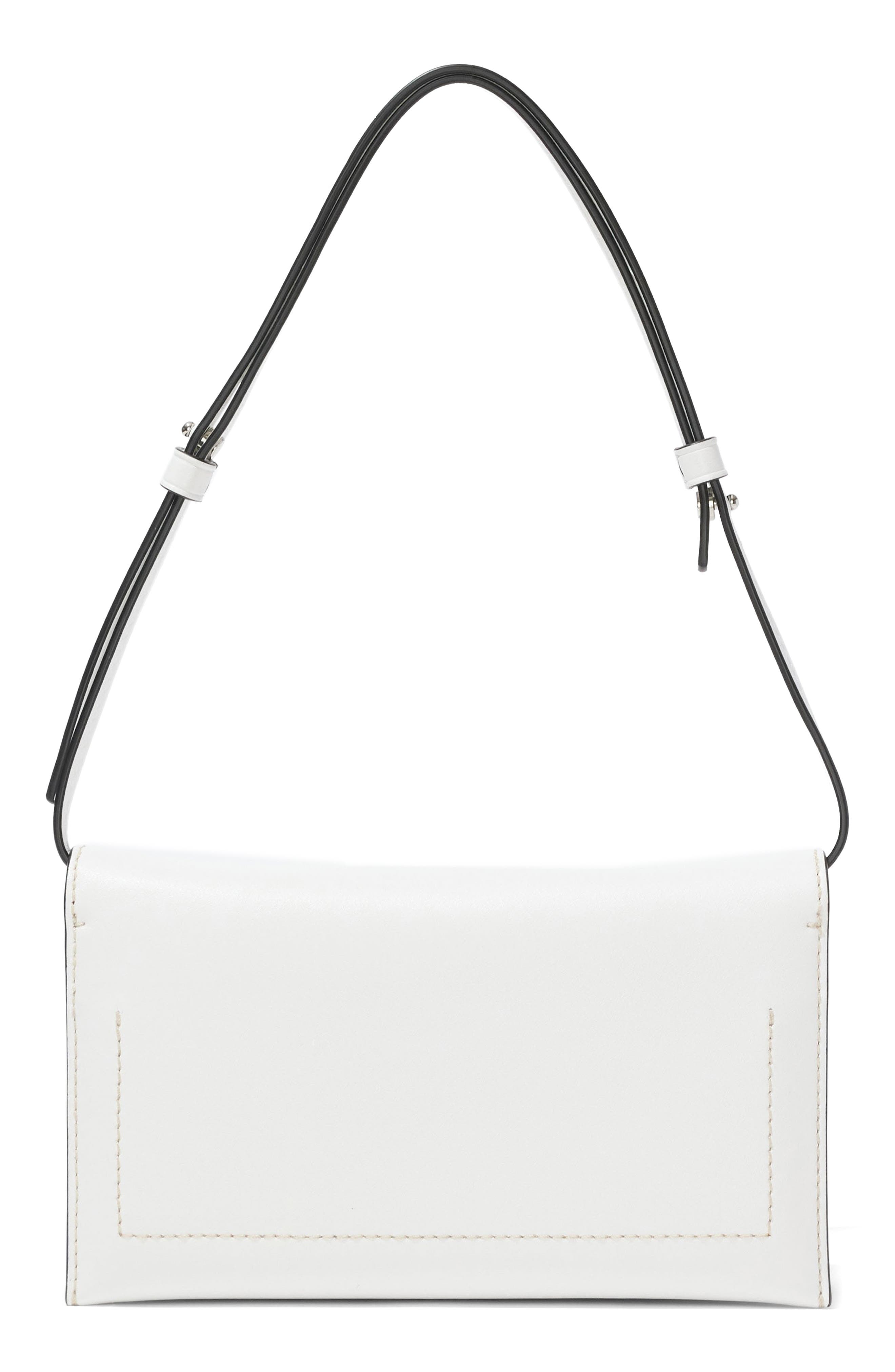 Proenza Schouler White Label Small Accordion Flap Bag in Optic
