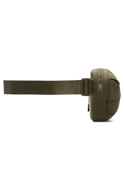 Shop Nike Aura Belt Bag In Medium Olive/olive/black