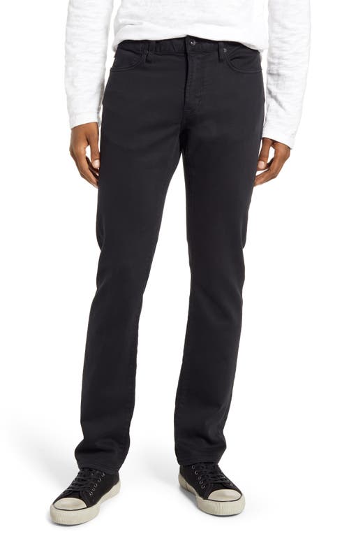 John Varvatos Star USA Men's Bowery Slim Straight Leg Jeans Black at Nordstrom,