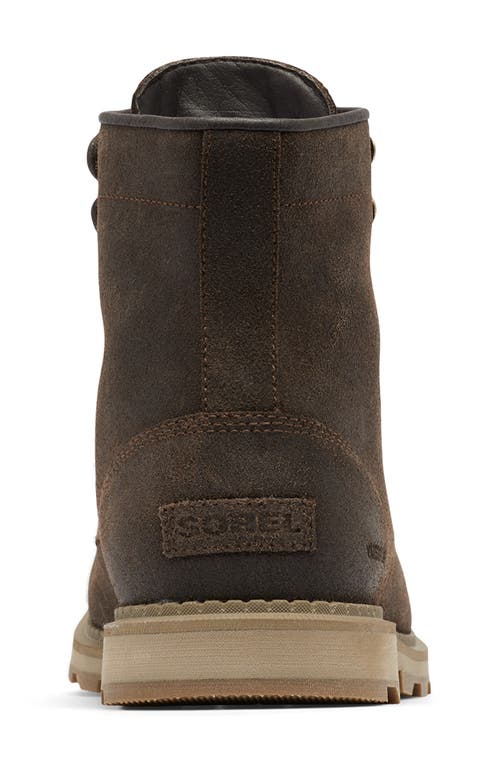 Shop Sorel Madson Ii Chore Waterproof Boot In Tobacco/gum