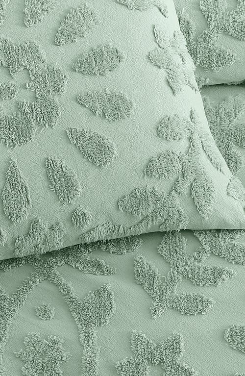 Peri Home Chenille Laurel Duvet Cover & Shams Set In Sage