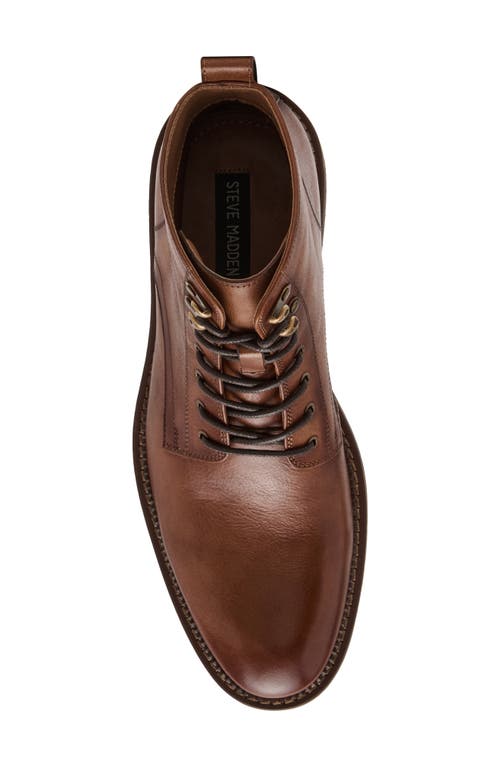 Steve Madden Noby Lace-up Boot In Tan