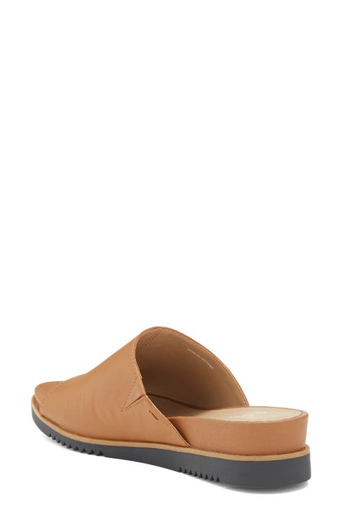 Eileen Fisher Koha Leather Sandal In Cognac
