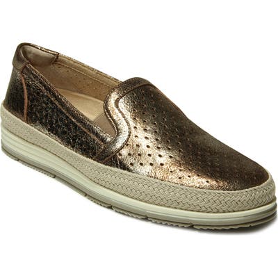 Vaneli Qabic Perforated Espadrille Flat- Yellow