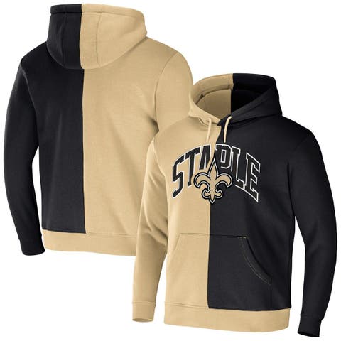 Men's New Orleans Saints Charcoal Big & Tall Logo Pullover Hoodie