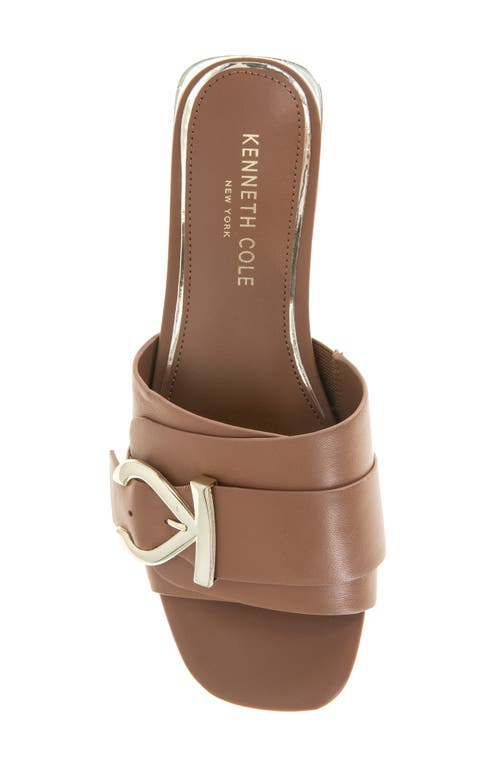 Kenneth Cole Women's Irene Slip On Embellished Slide Sandals In Brown