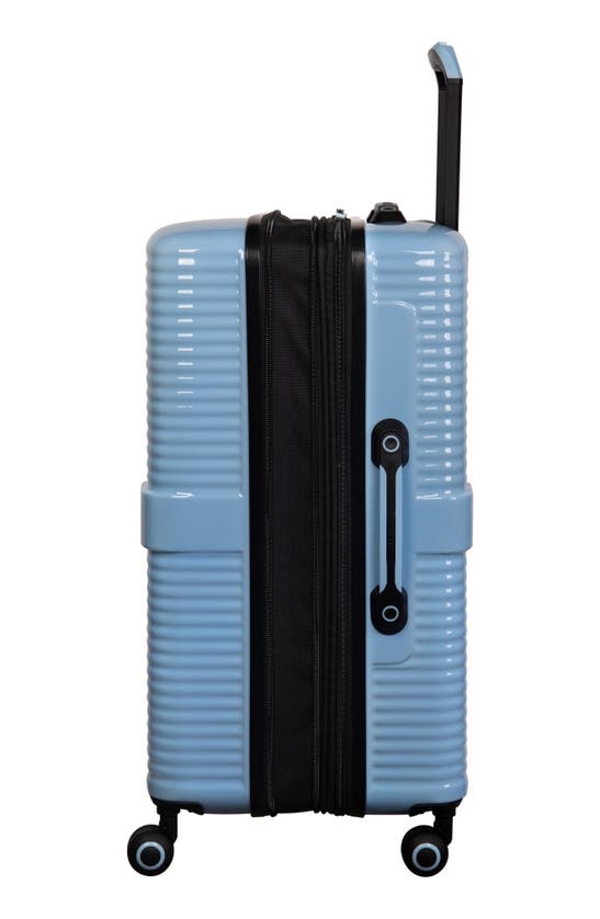 Shop It Luggage Helixian 21" Hardshell Spinner Suitcase In Baby Blue